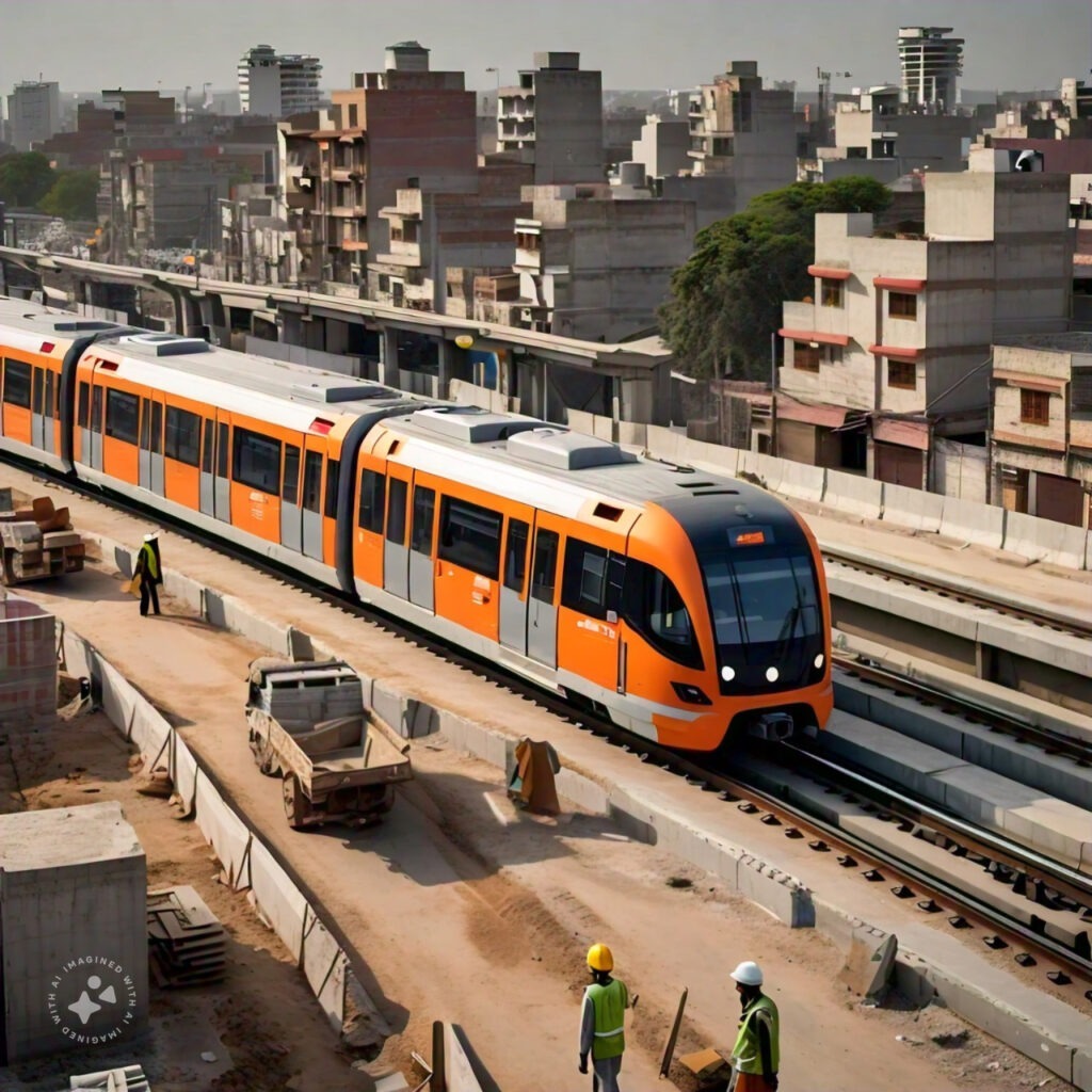 Lahore Orange Line Metro Train